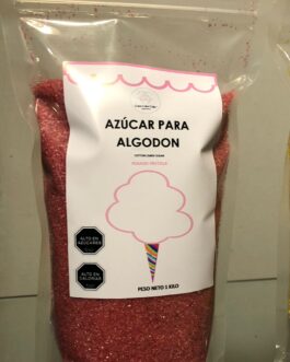 Azúcar Cristal Rosada, Sabor Frutilla1 KG. Para maquina Automática Cerrada